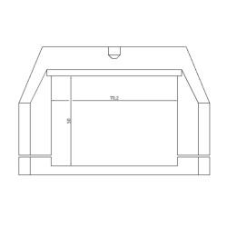 Držák pro WX (jekl 7x5 cm)