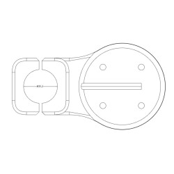 Držák pro WX (trubka 3.5 cm)